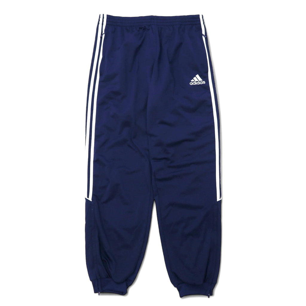 adidas Pantaloni della tuta 3 strisce, taglia XO, blu navy, poliestere