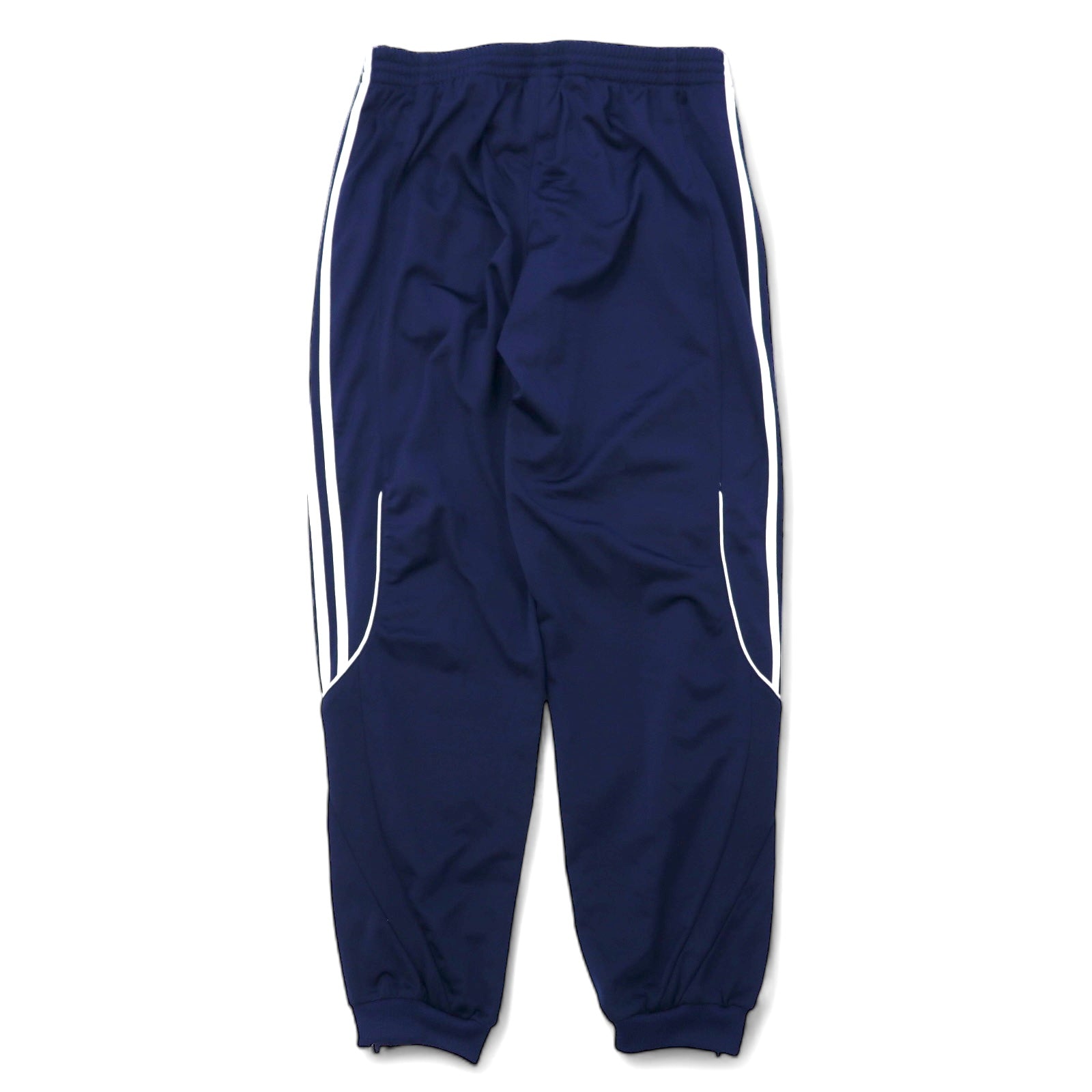 adidas Pantaloni della tuta 3 strisce, taglia XO, blu navy, poliestere