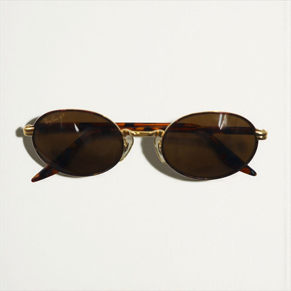 Ray-Ban Bausch & Lomb Occhiali da sole ovali tartarugati marroni W2895 B&L Vintage