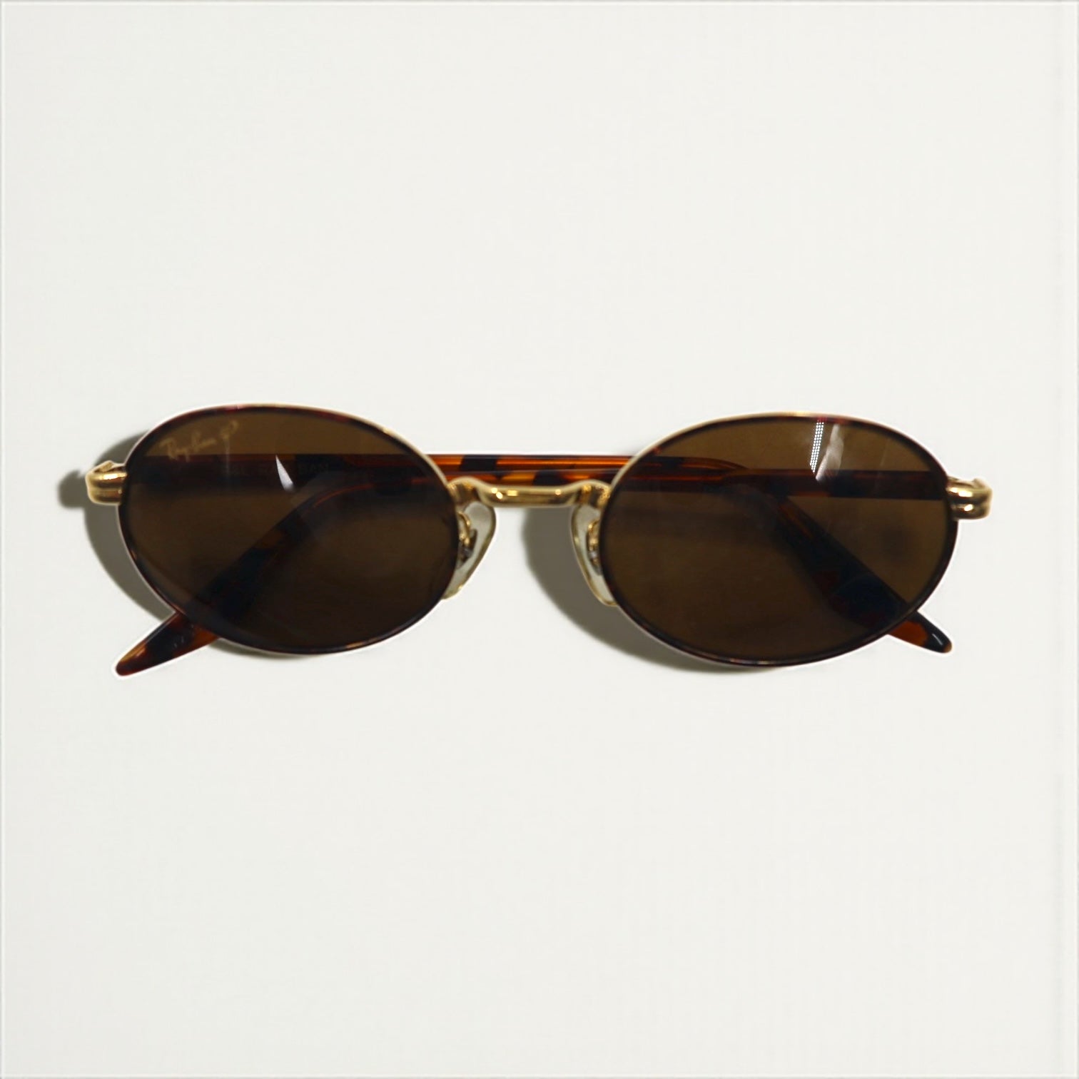 Ray-Ban Bausch & Lomb Occhiali da sole ovali tartarugati marroni W2895 B&L Vintage