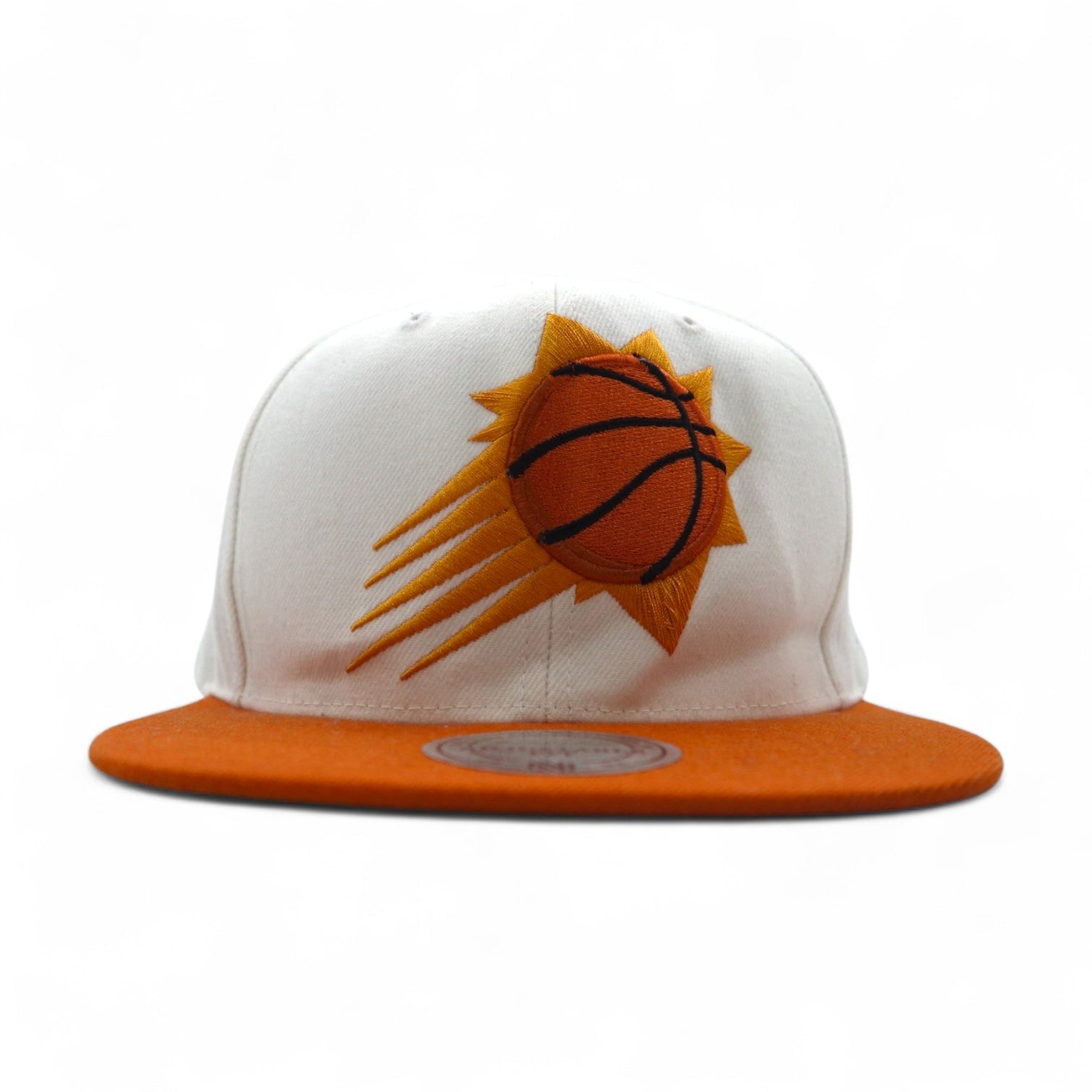 mitchell & ness Cappellino snapback baseball bicolore taglia unica regolabile bianco arancione NBA Phenix Suns