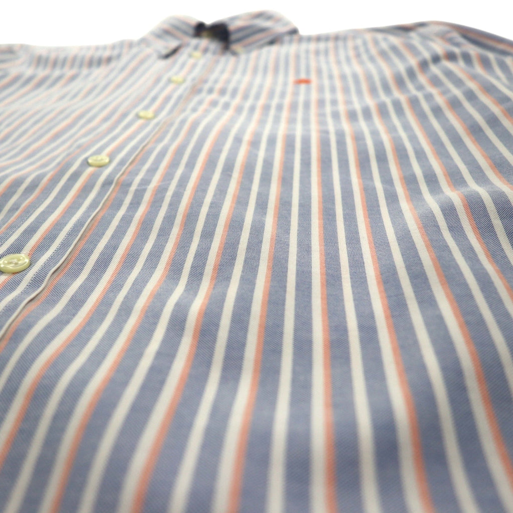 Brooks Brothers オックスフォード ボタンダウン シャツ XL ブルー REGENT ストライプ スーピマコットン