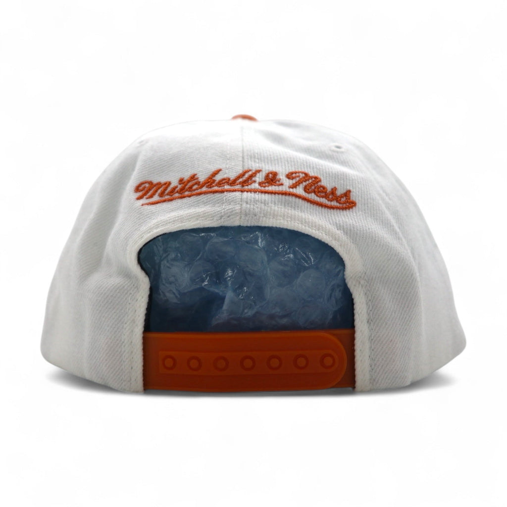 mitchell & ness Cappellino snapback baseball bicolore taglia unica regolabile bianco arancione NBA Phenix Suns