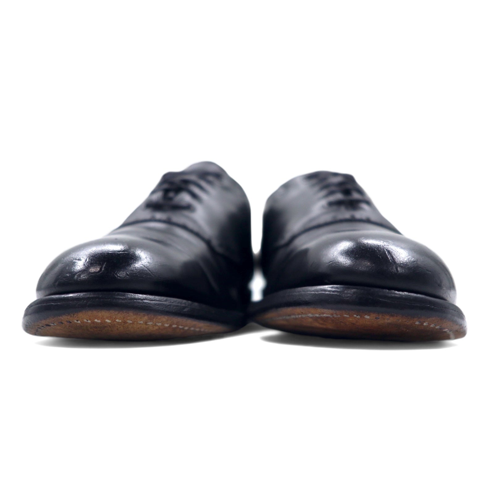 J&M (JOHNSTON & MURPHY) Made in USA Anni '70 Saddle Shoes 28,5 cm Nere Pelle Aristocraft 23741
