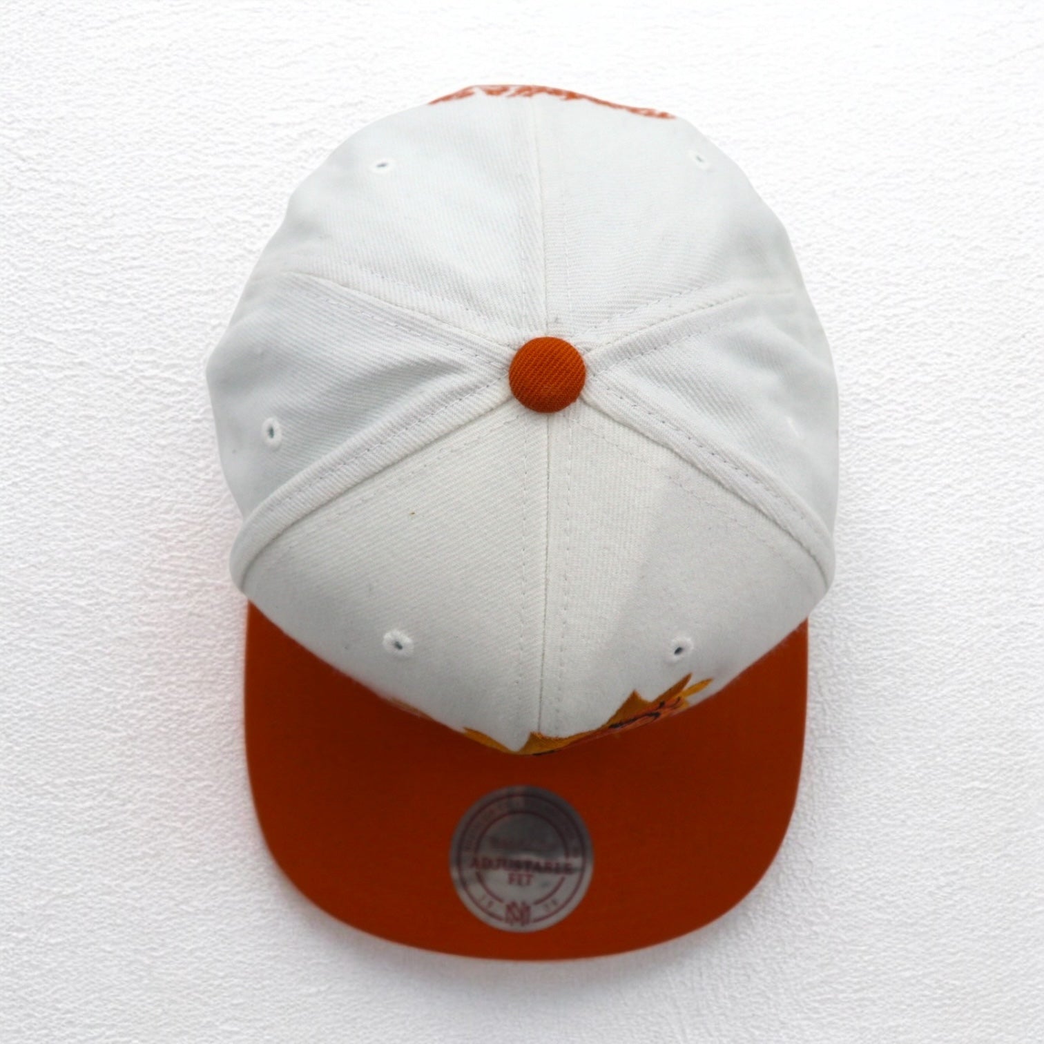 mitchell & ness Cappellino snapback baseball bicolore taglia unica regolabile bianco arancione NBA Phenix Suns