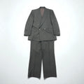 LANVIN 90年代 ダブルブレスト ピークドラペル スーツ ブレザー セットアップ L メタルボタン ワイド