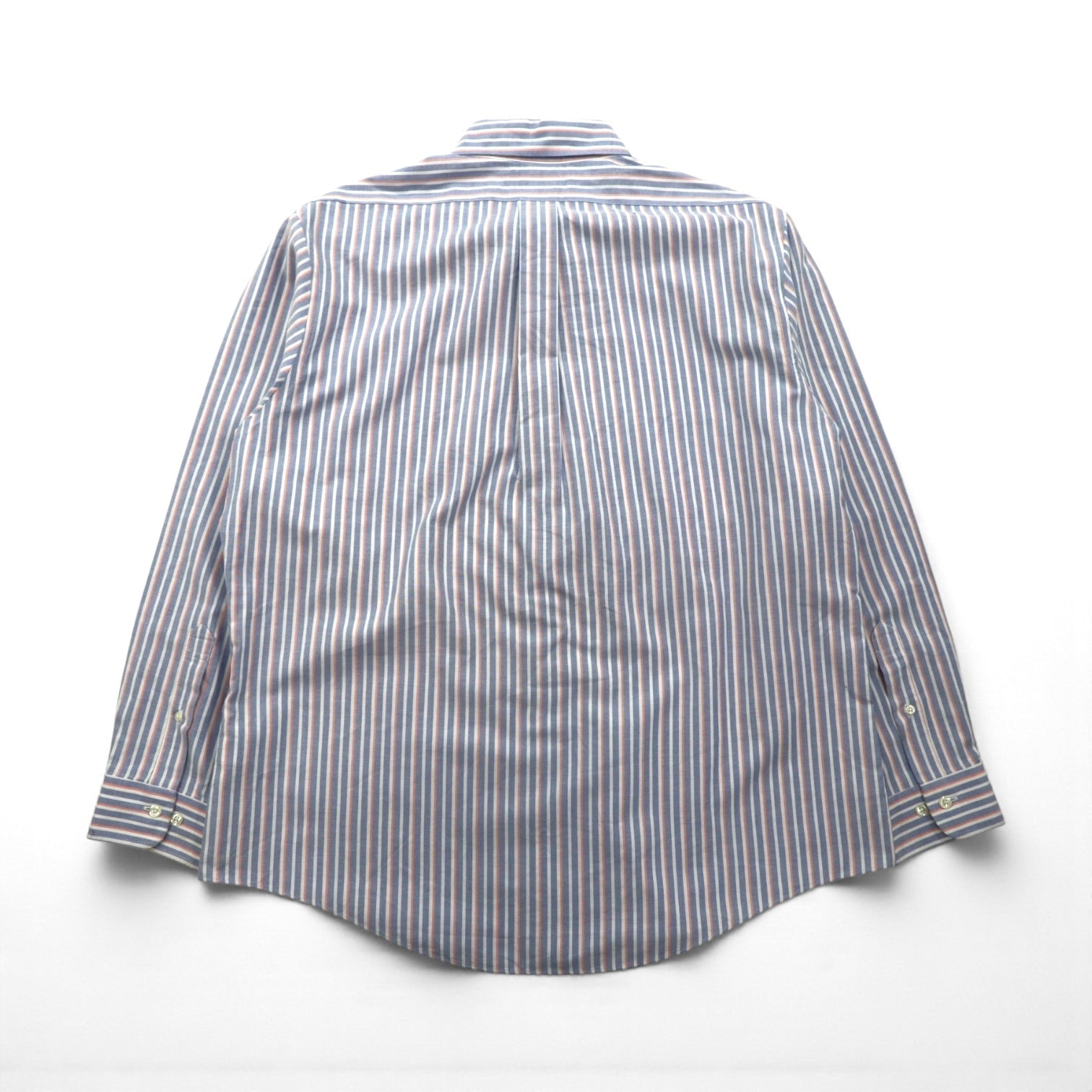 Brooks Brothers オックスフォード ボタンダウン シャツ XL ブルー REGENT ストライプ スーピマコットン