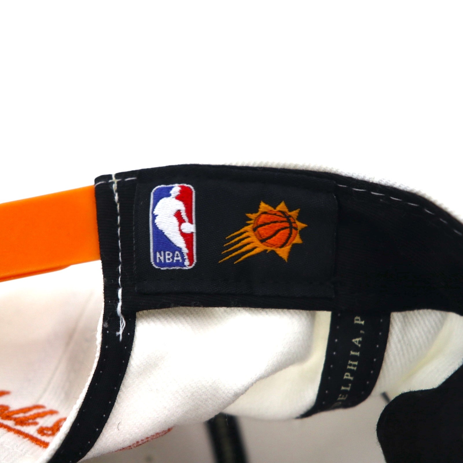 mitchell & ness Cappellino snapback baseball bicolore taglia unica regolabile bianco arancione NBA Phenix Suns