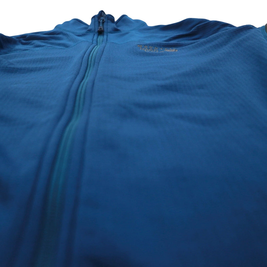 MOUNTAIN HARDWEAR ポーラテック POLARTEC フリースジャケット L ネイビー DESNA GRID FULL ZIP JACKET OM6454
