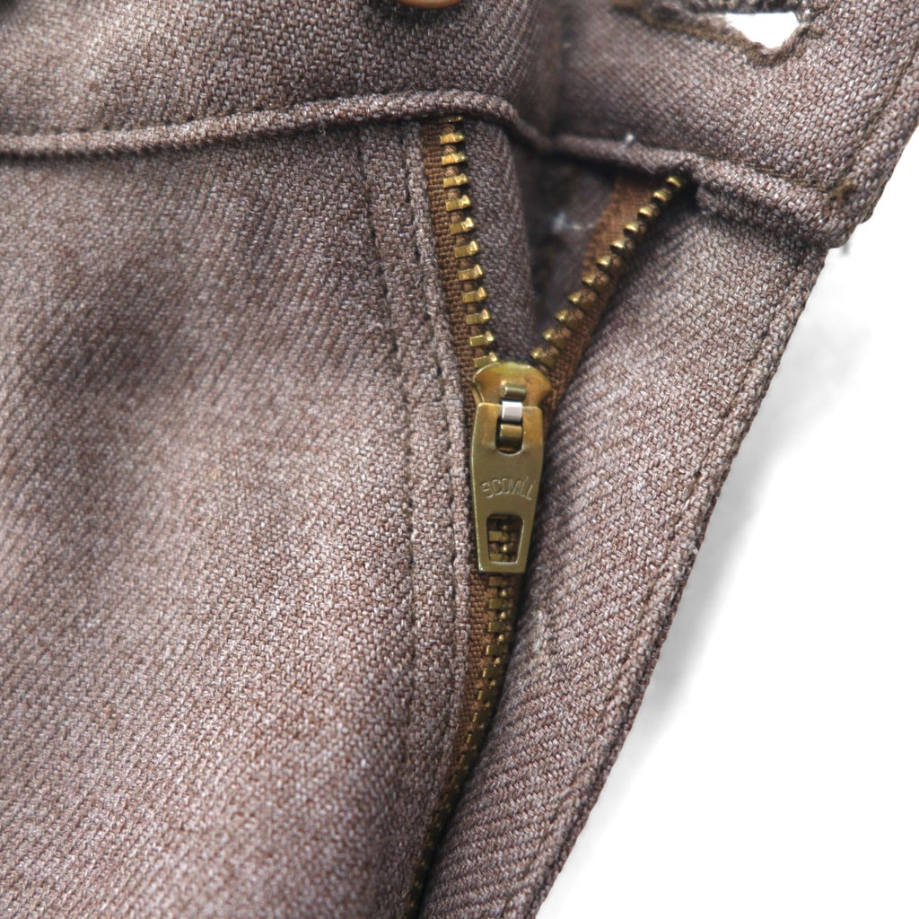 Levi's anni '90, Made in USA, pantaloni a sigaretta STA-PREST, modello bootcut, taglia L, marrone 10517 9127, cerniera SCOVILL