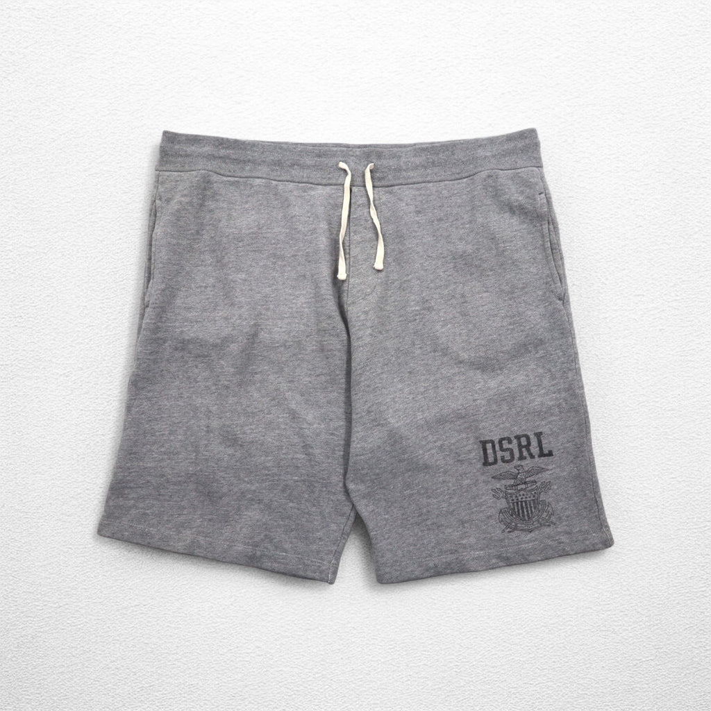 DENIM & SUPPLY RALPH LAUREN スウェット ショートパンツ ハーフパンツ L グレー 染み込みプリント DSRL