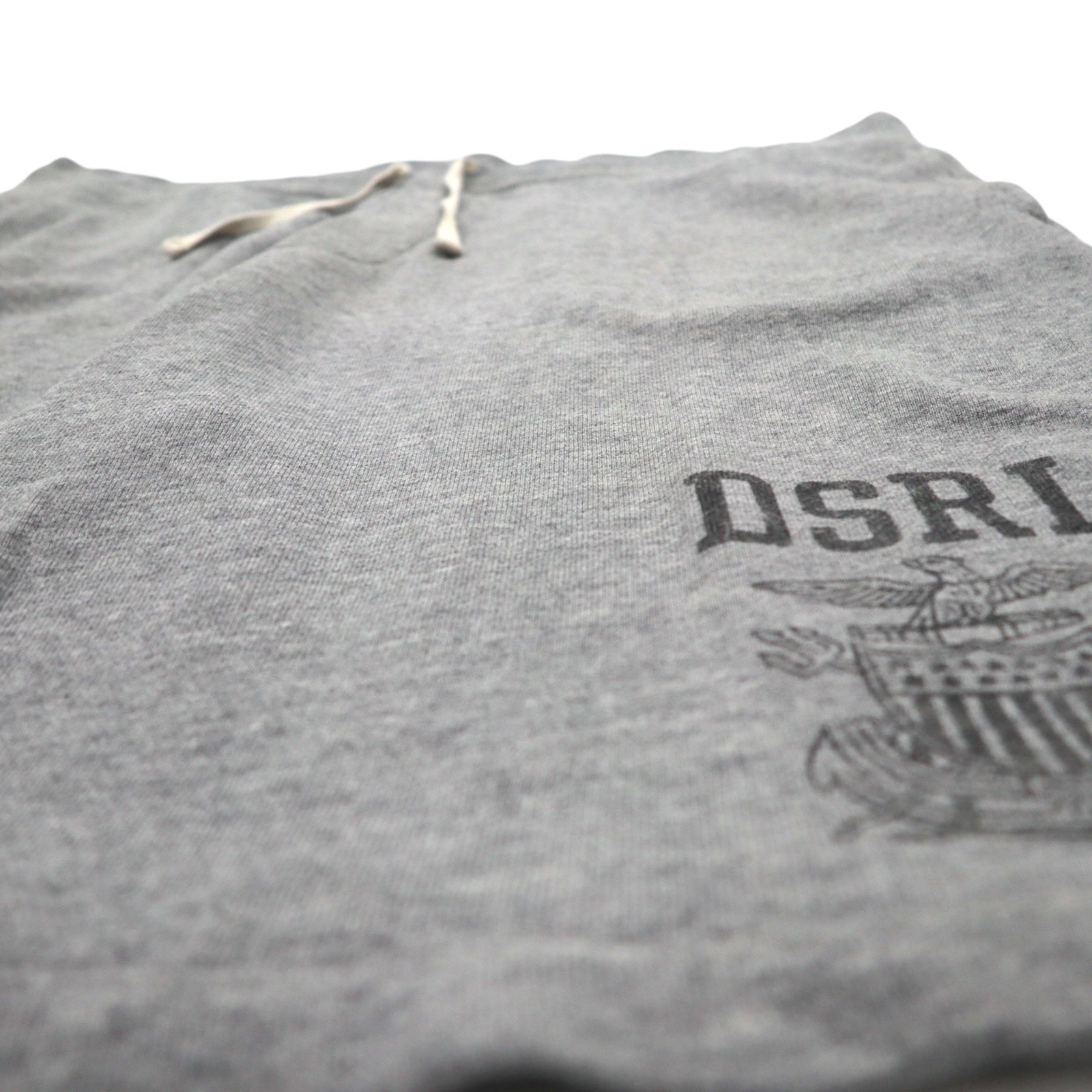 DENIM & SUPPLY RALPH LAUREN pantaloncini in felpa shorts L grigio stampa effetto "soaked in" DSRL
