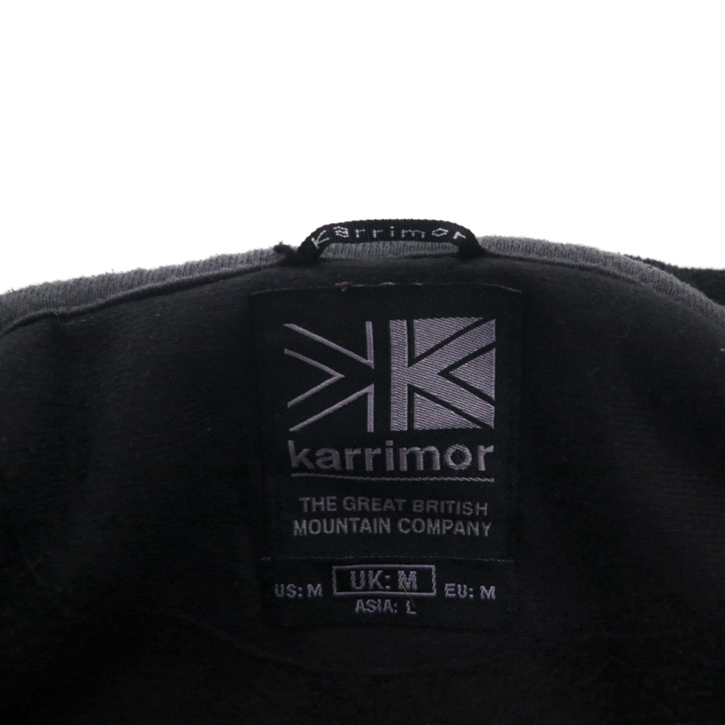 karrimor フルジップ フリースジャケット L ブラック ジップポケット KS-300