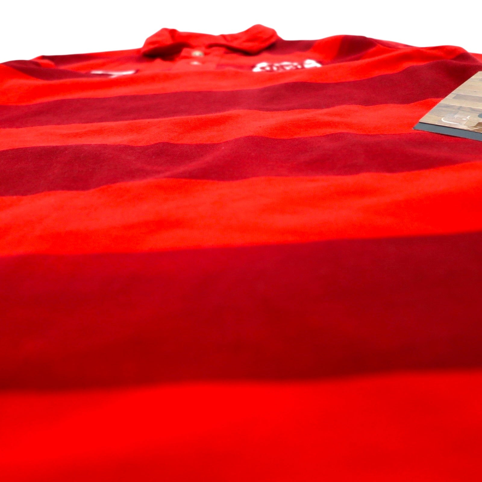 NIKE Polo a righe M rosso cotone Manchester United FC 543972-605 Articolo nuovo