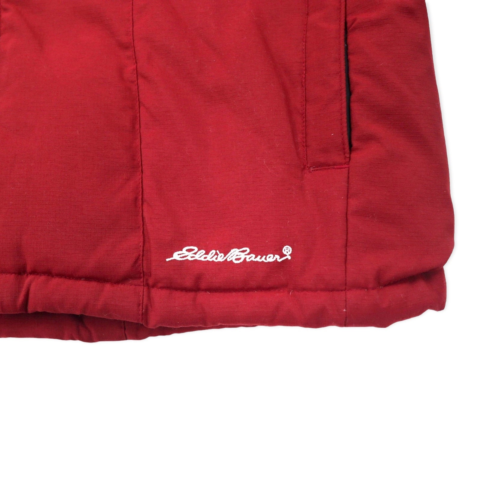 Eddie Bauer Piumino con cappuccio Piumino M Rosso Nylon 001-8042