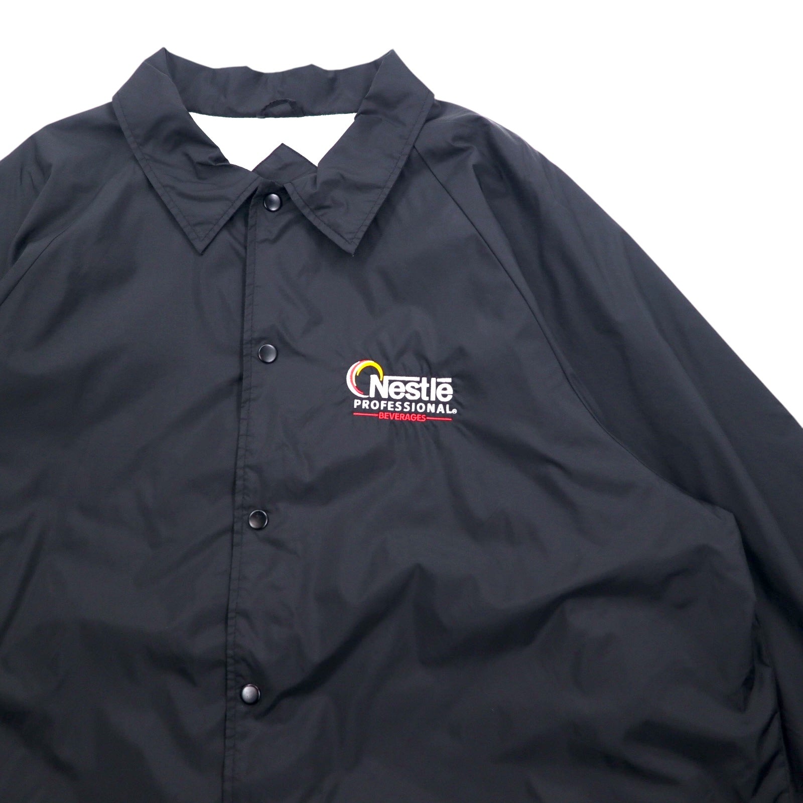 TRI-MOUNTAIN コーチジャケット 3XL ブラック ナイロン US企業 Nestle ビッグサイズ