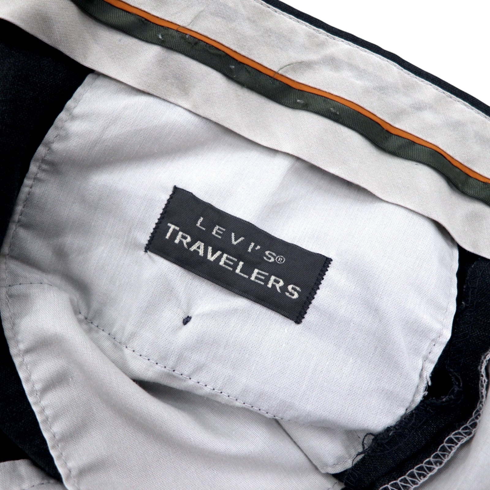 LEVI'S TRAVELERS Anni '90 Pantaloni a pieghe ampi XL Grigio Poliestere Made in Costa Rica