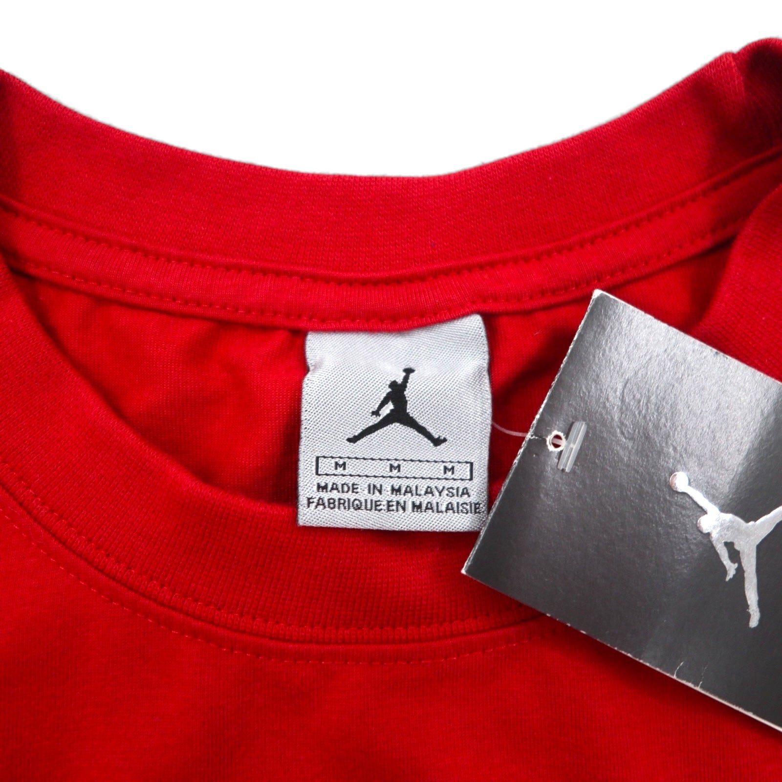 JORDAN BRAND ( NIKE ) Anni 2000 T-shirt Jumpman M Rossa Cotone Inutilizzata