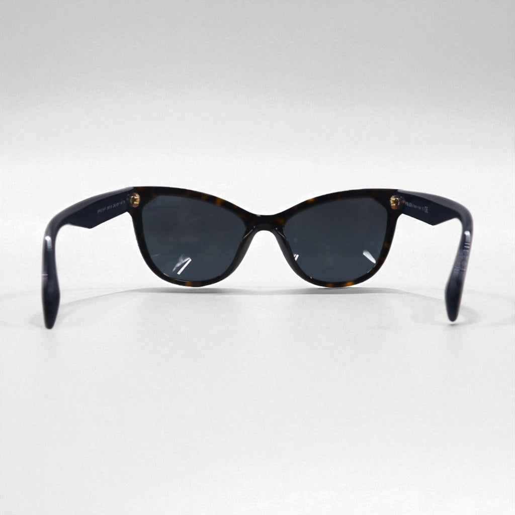 PRADA イタリア製 フォックス サングラス ブラウン SPR21S-F 56-19 2AU-2K1 140 3N
