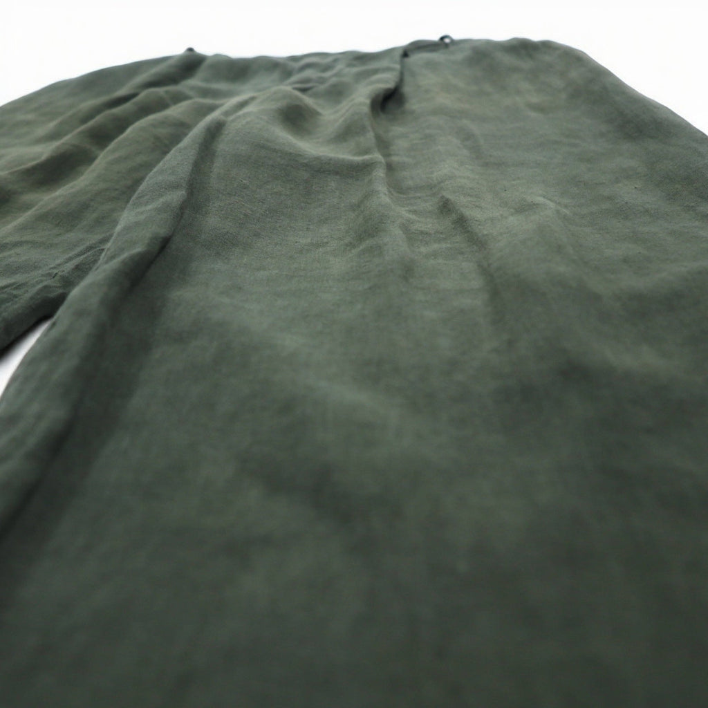 Badhiya Pantaloni larghi in lino Easy Pants FREE Khaki Lino Made in India