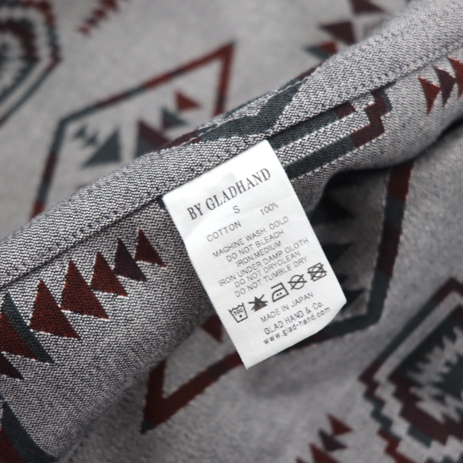 GLAD HAND 日本製 FONTIER JACKET ジャガード テーラードジャケット ブレザー S ネイティブ柄 BYGH-16-AW-10