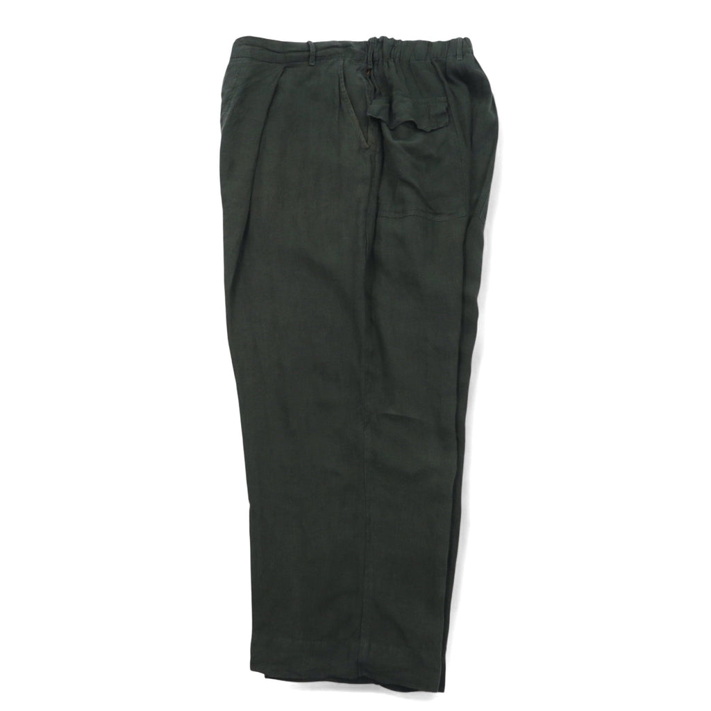 Badhiya Pantaloni larghi in lino Easy Pants FREE Khaki Lino Made in India