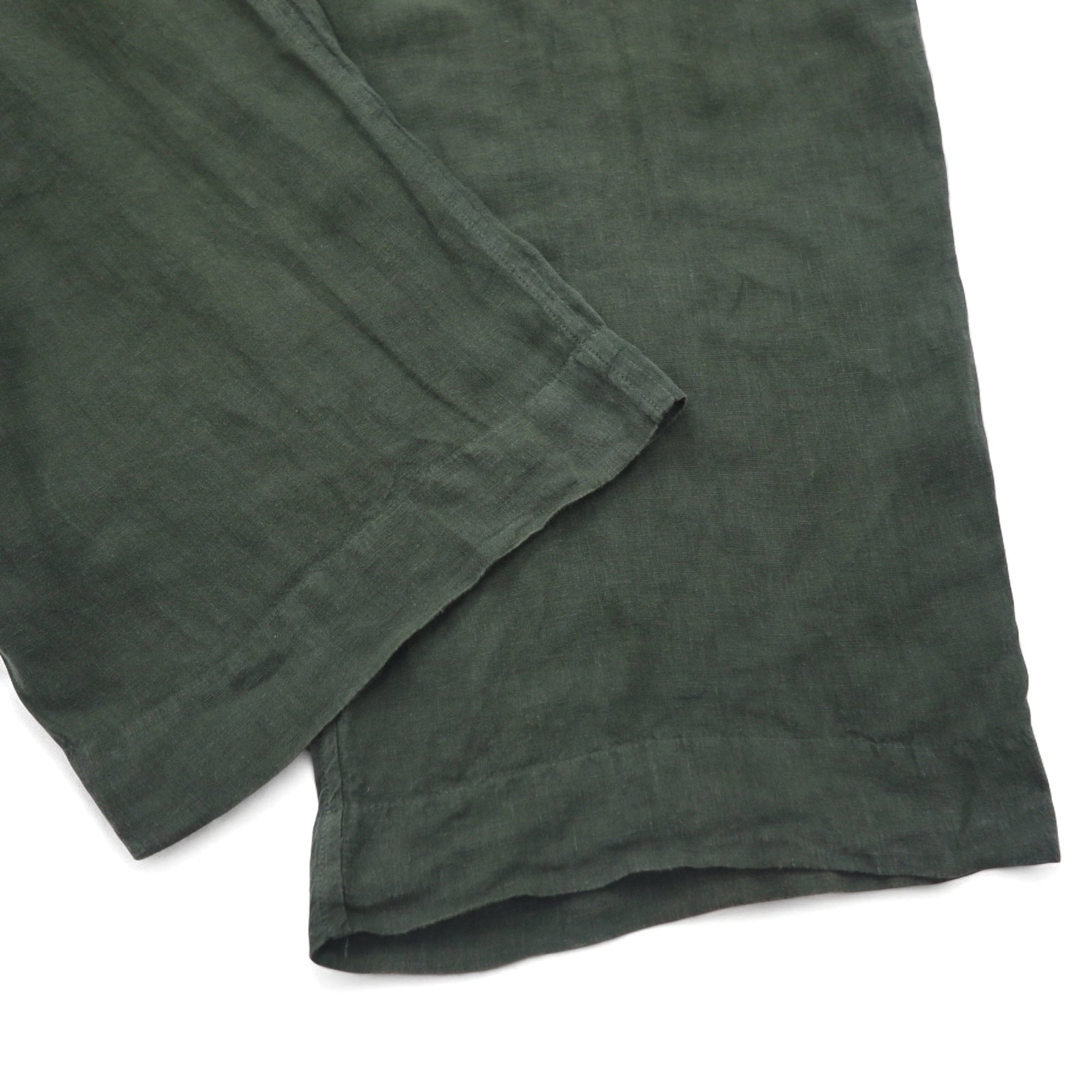 Badhiya Pantaloni larghi in lino Easy Pants FREE Khaki Lino Made in India