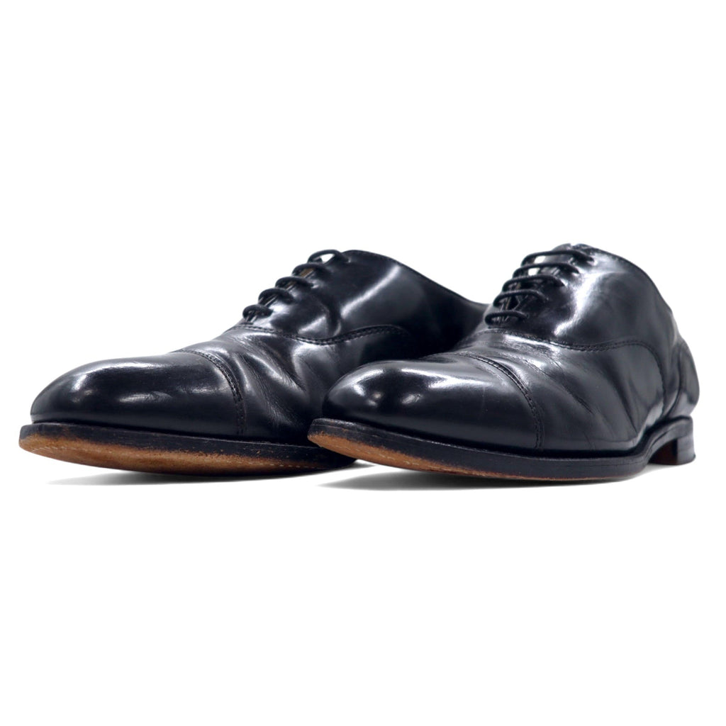 Scarpe stringate Church's Churchill realizzate in esclusiva, con punta diritta, da uomo, taglia 27.5 cm, nere, in pelle, con cucitura Goodyear, C287B 70017
