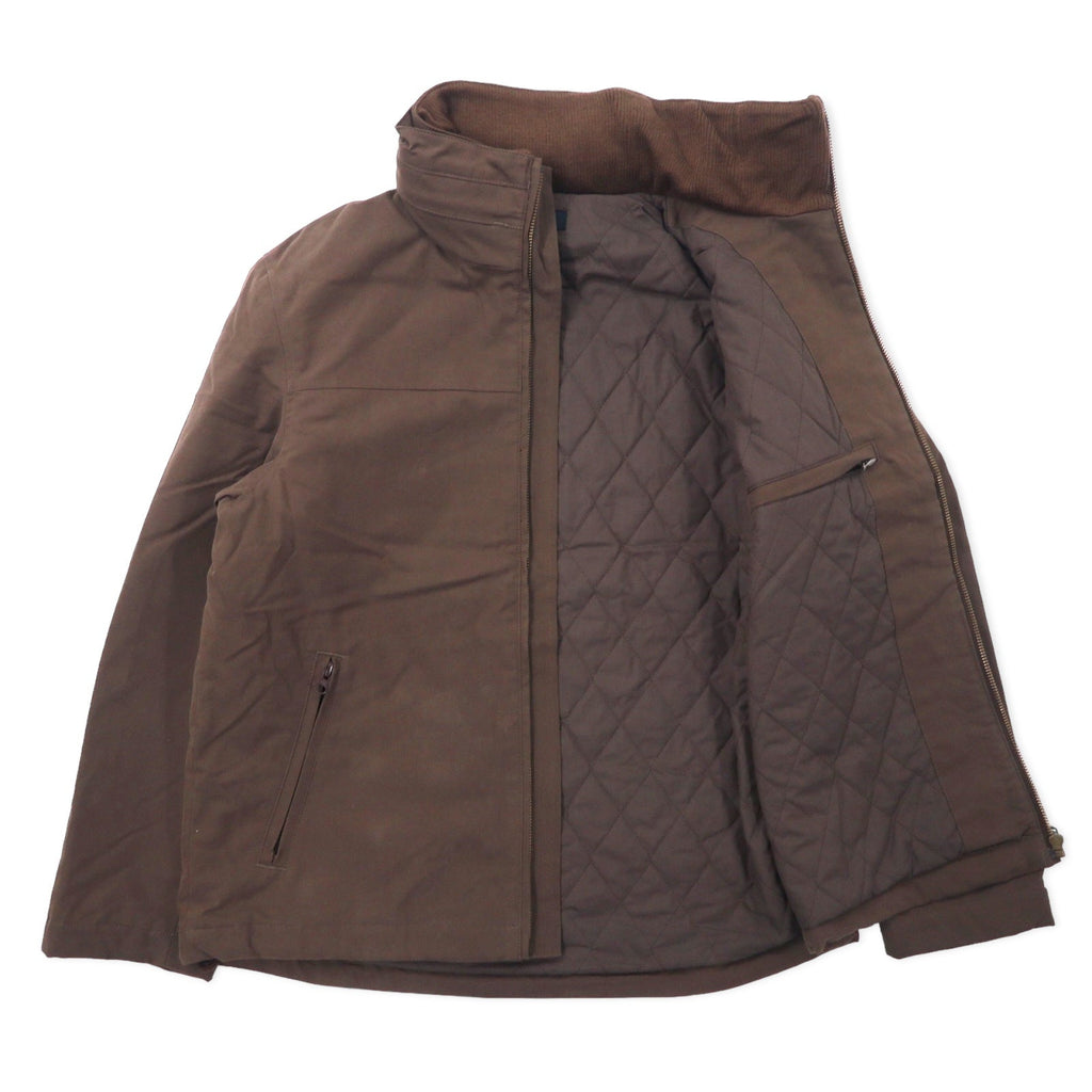 NAUTICA Giacca collo a listino L Cachi Cotone Poliestere Cappuccio a scomparsa Logo ricamato a punto singolo