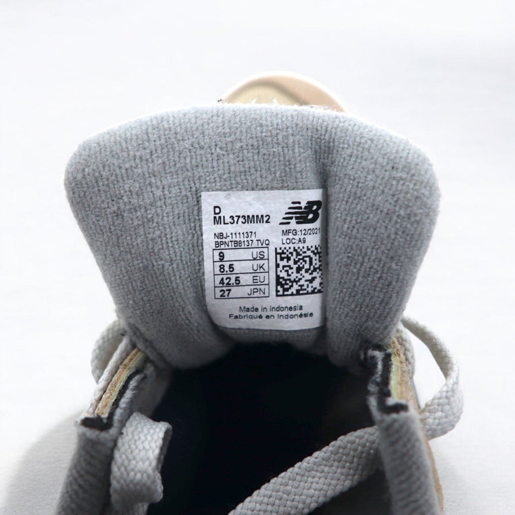 new balance 373 sneakers scamosciate 27 cm beige argento ML373MM2