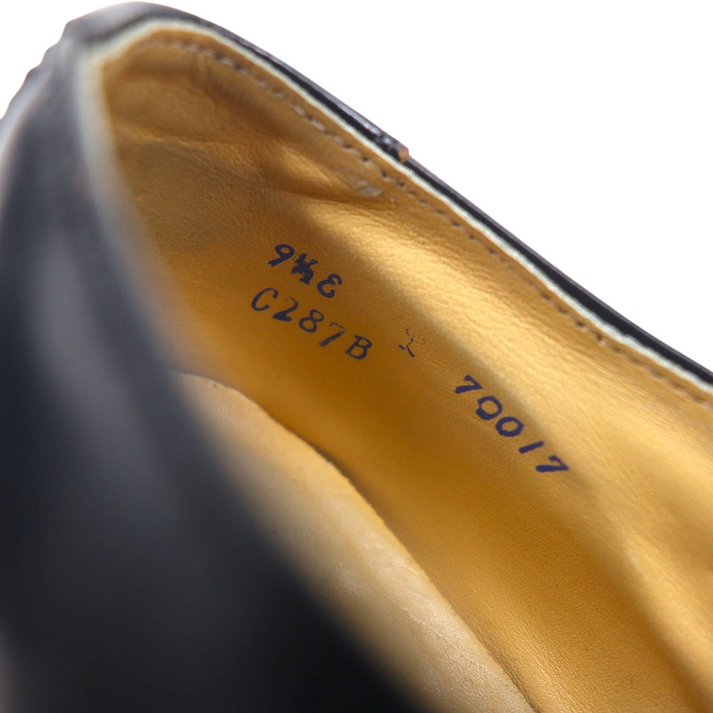 Scarpe stringate Church's Churchill realizzate in esclusiva, con punta diritta, da uomo, taglia 27.5 cm, nere, in pelle, con cucitura Goodyear, C287B 70017