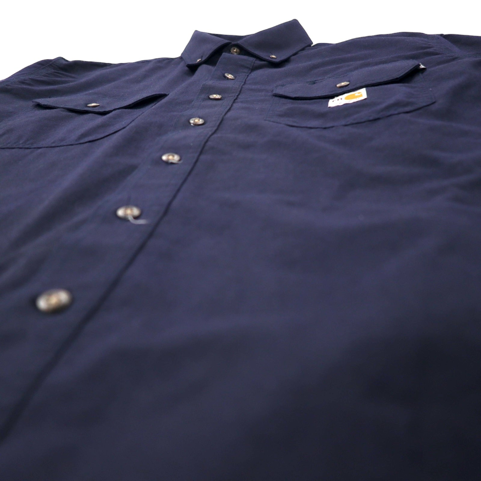 Carhartt FR - Camicia button-down da lavoro, taglia L, blu navy, aramide, tessuto ignifugo, oversize 395-20
