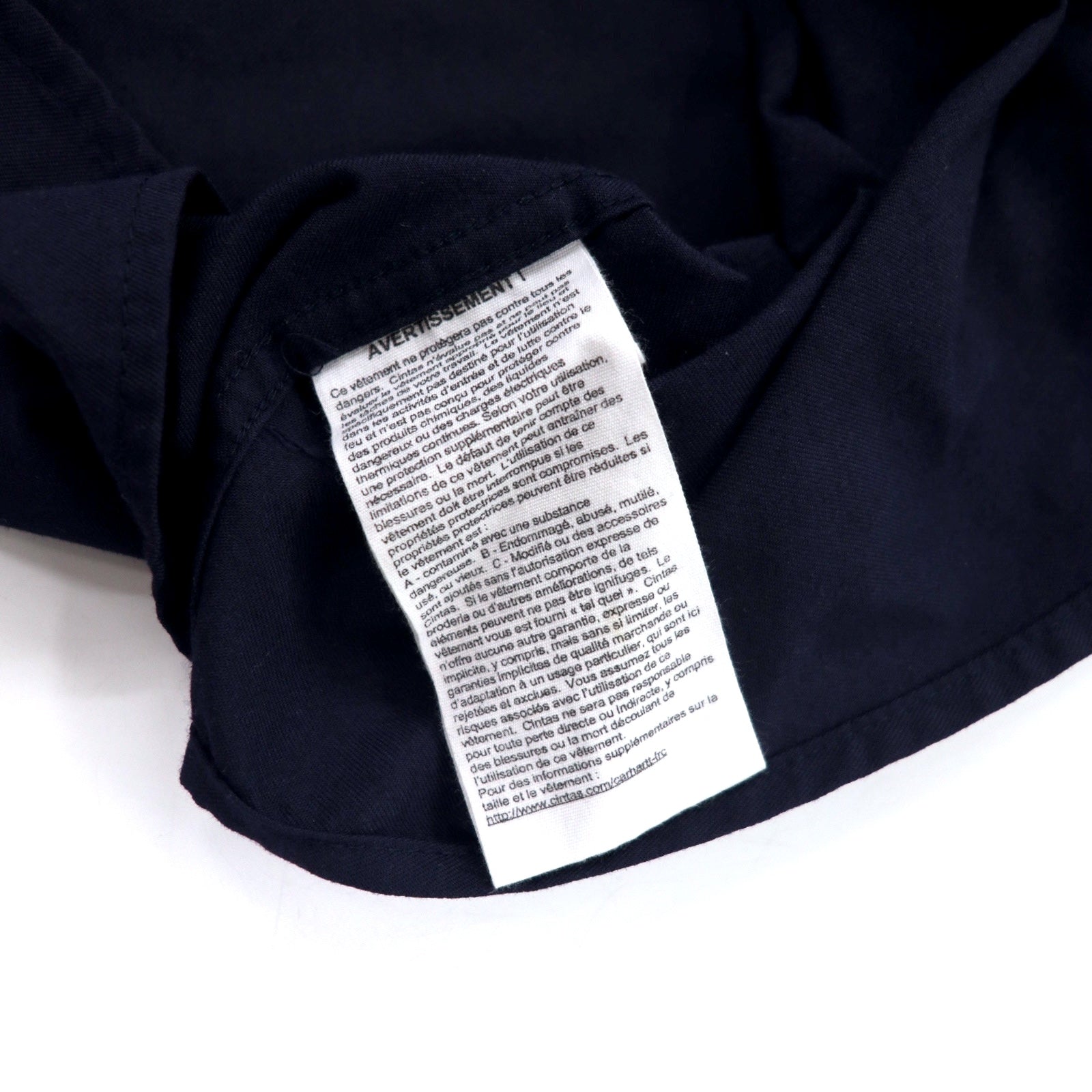 Carhartt FR - Camicia button-down da lavoro, taglia L, blu navy, aramide, tessuto ignifugo, oversize 395-20