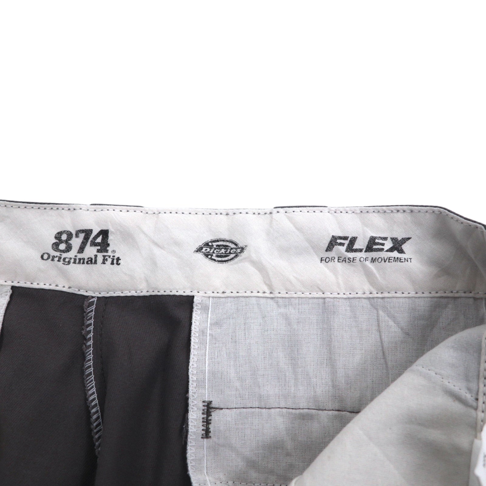 Dickies 874 Pantaloni Chino da Lavoro L Grigio Original Fit W641EC6 Fabbricato in Honduras