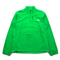 THE NORTH FACE ハーフジップ ソフトシェルジャケット L グリーン ポリエステル ARDJ ドローコード