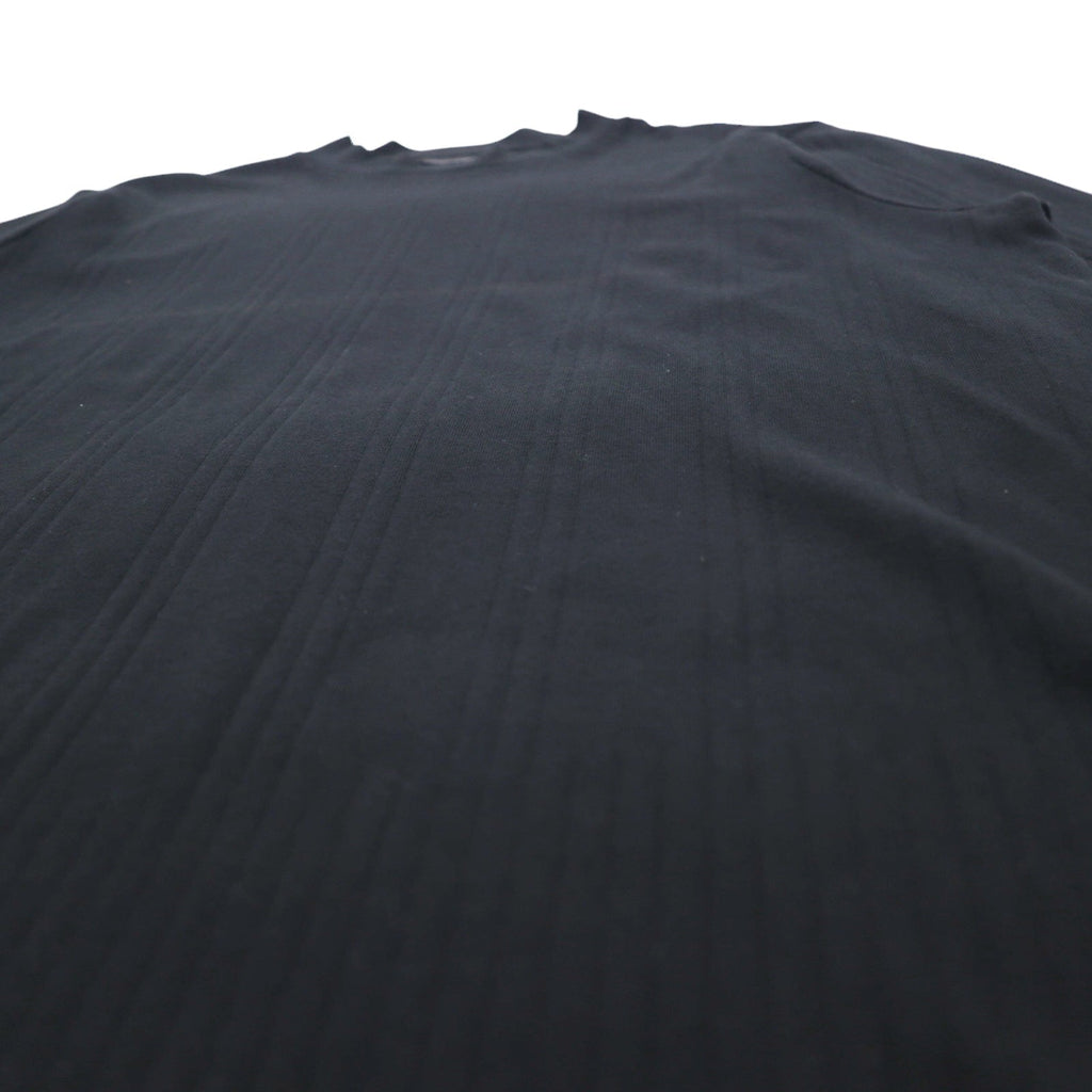 DKNY Dolcevita T-shirt a maniche lunghe, L, nero, cotone