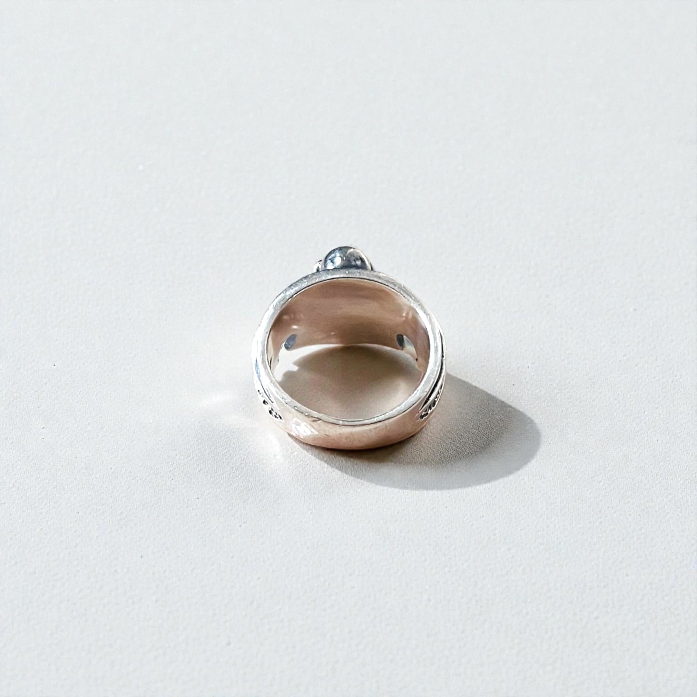 Vintage Silver Skull Ring スカル リング 指輪 18号 シルバー SILVER 925 パンク ロック