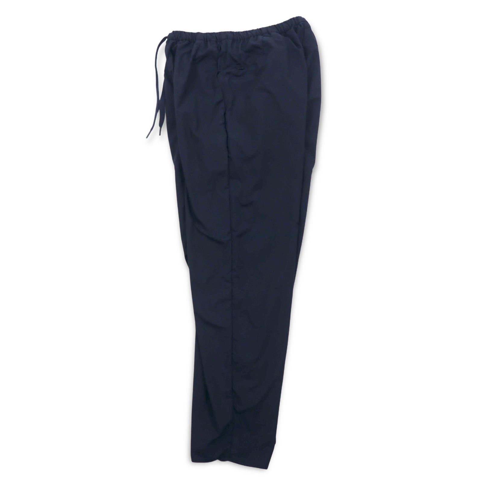 Completo TEATORA DEVICE JKT / WALLET PANTS taglia L, colore blu navy, in nylon PACKABLE, modelli TT-004-P / TT-203-P, Made in Japan.