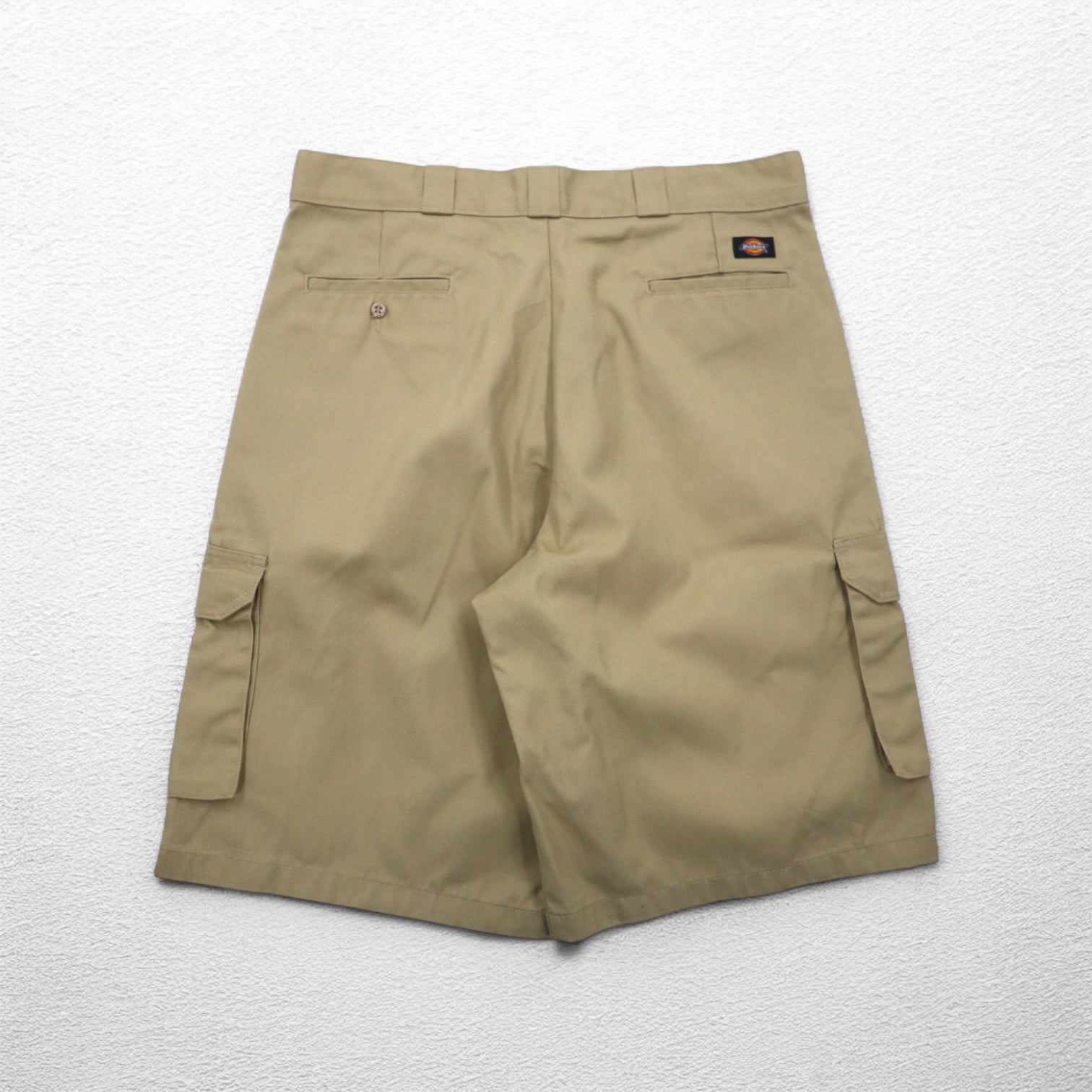 Dickies Loose Fit Chino Cargo Shorts Pantaloncini XL Beige WR888DS Made in Nicaragua