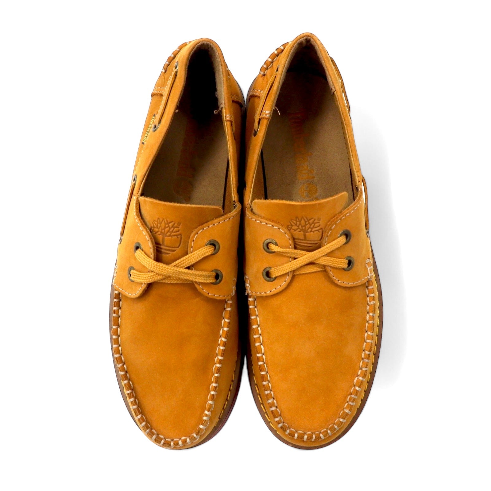 Timberland Scarpe da barca classiche 2 occhi, mocassini 28cm beige, pelle scamosciata CLASSIC 2EYE BOAT SHOES 44105