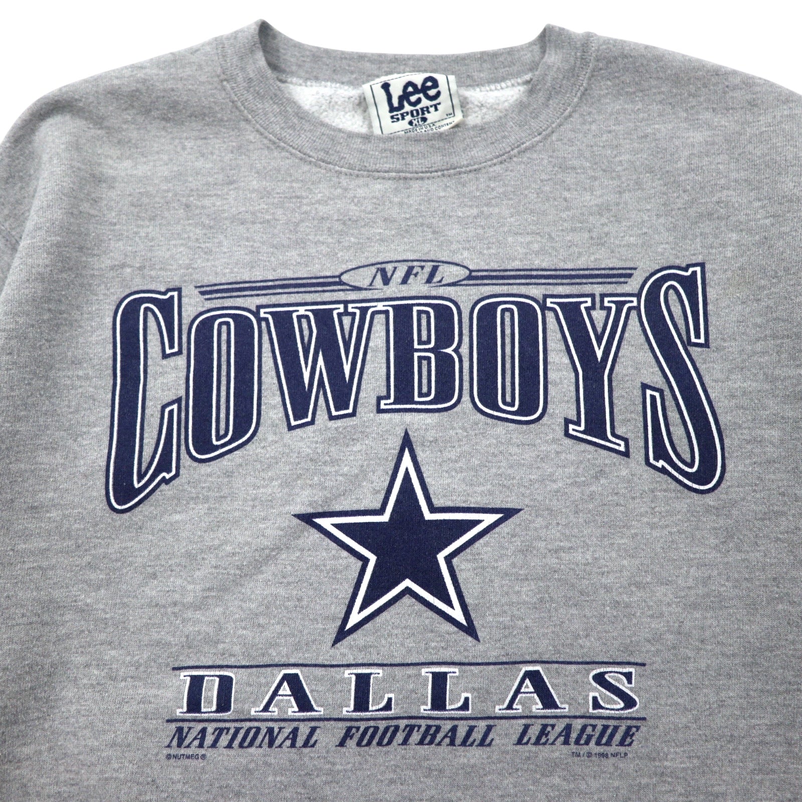 LEE SPORT anni '90, made in USA, felpa stampata NFL, taglia XL, in cotone, DALLAS COWBOYS