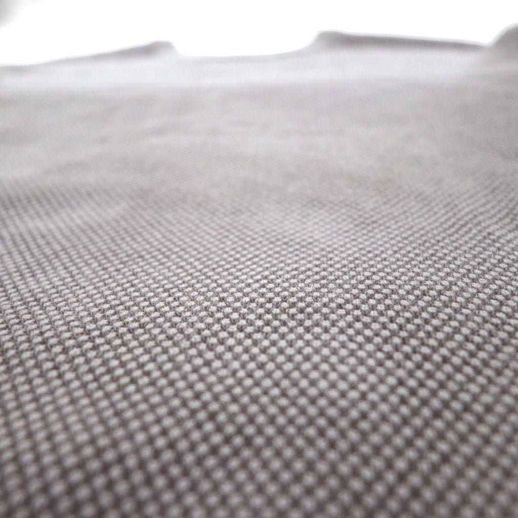 crepuscule モスステッチ プルオーバー ニット セーター 鹿の子 M グレー MOSS STITCH P/O ビッグサイズ 1803-001 日本製