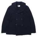 Engineered Garments USA Oversize Melton Peacoat XS Blu navy Lana