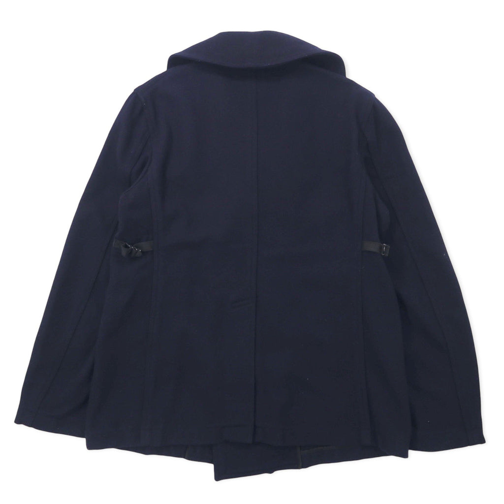 Engineered Garments USA Oversize Melton Peacoat XS Blu navy Lana