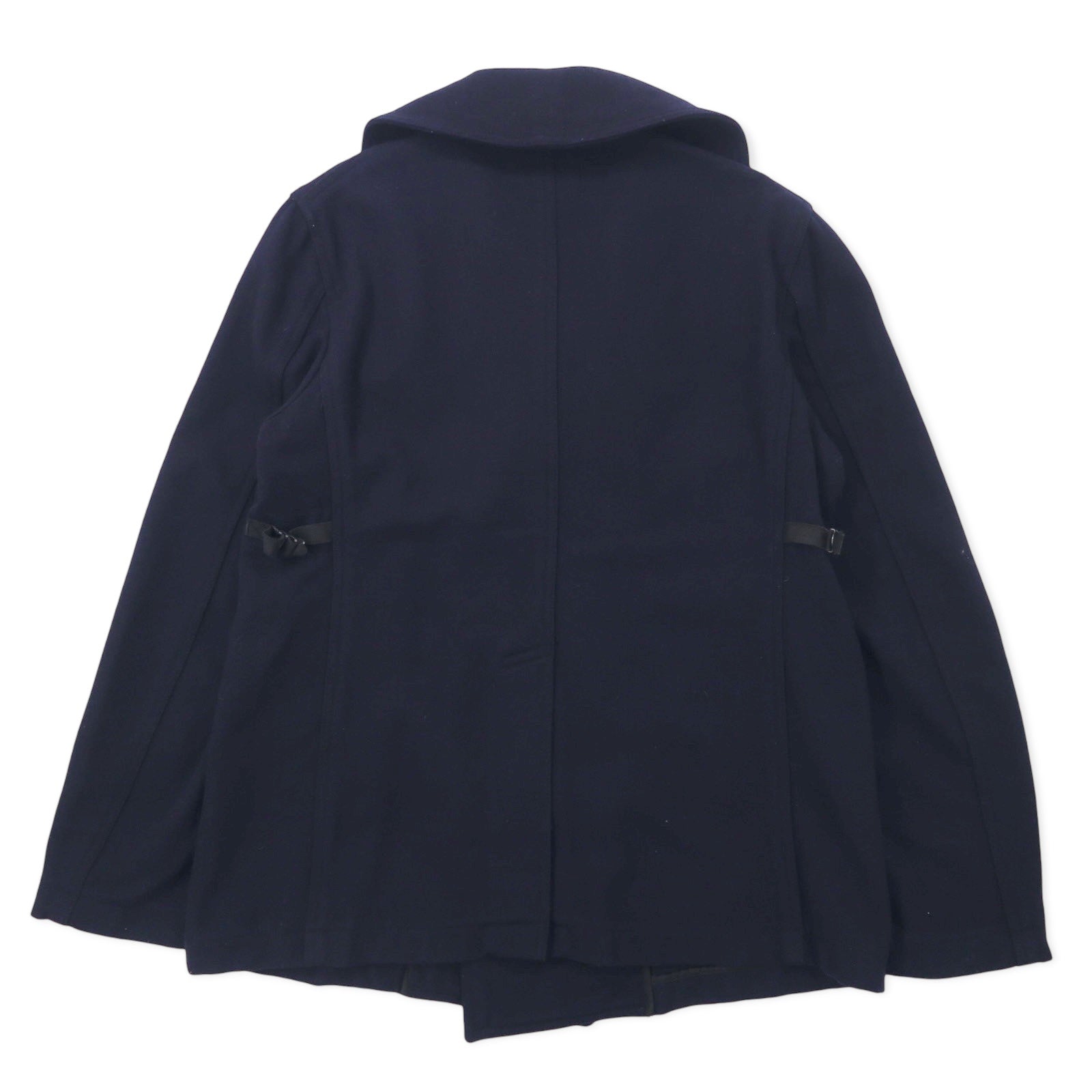 Engineered Garments USA Oversize Melton Peacoat XS Blu navy Lana
