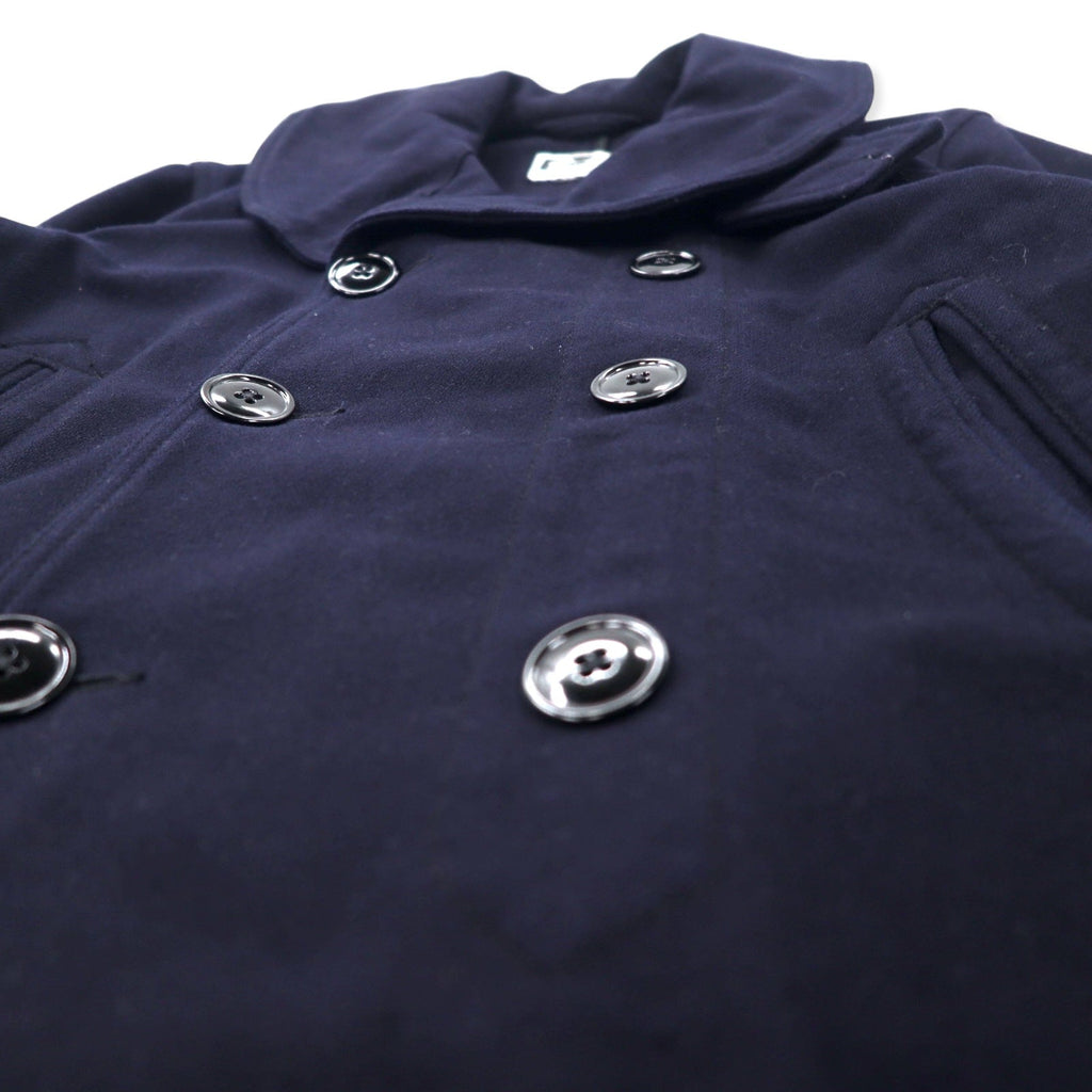 Engineered Garments USA Oversize Melton Peacoat XS Blu navy Lana