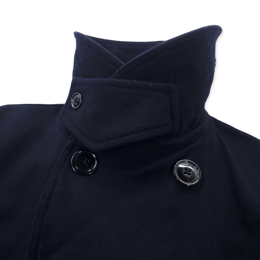 Engineered Garments USA Oversize Melton Peacoat XS Blu navy Lana