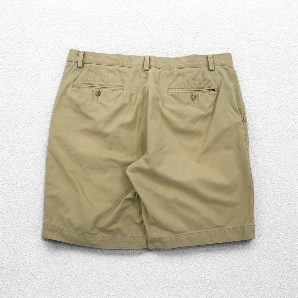 POLO RALPH LAUREN Pantaloncini Chino Classici L Beige Cotone