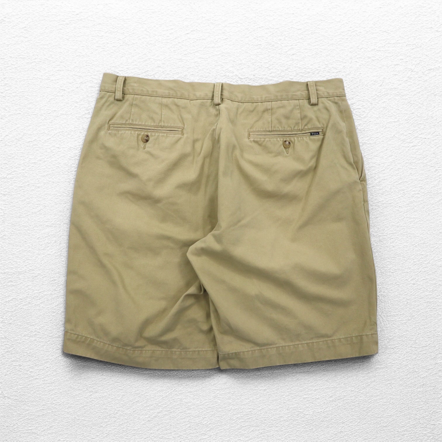 POLO RALPH LAUREN Pantaloncini Chino Classici L Beige Cotone