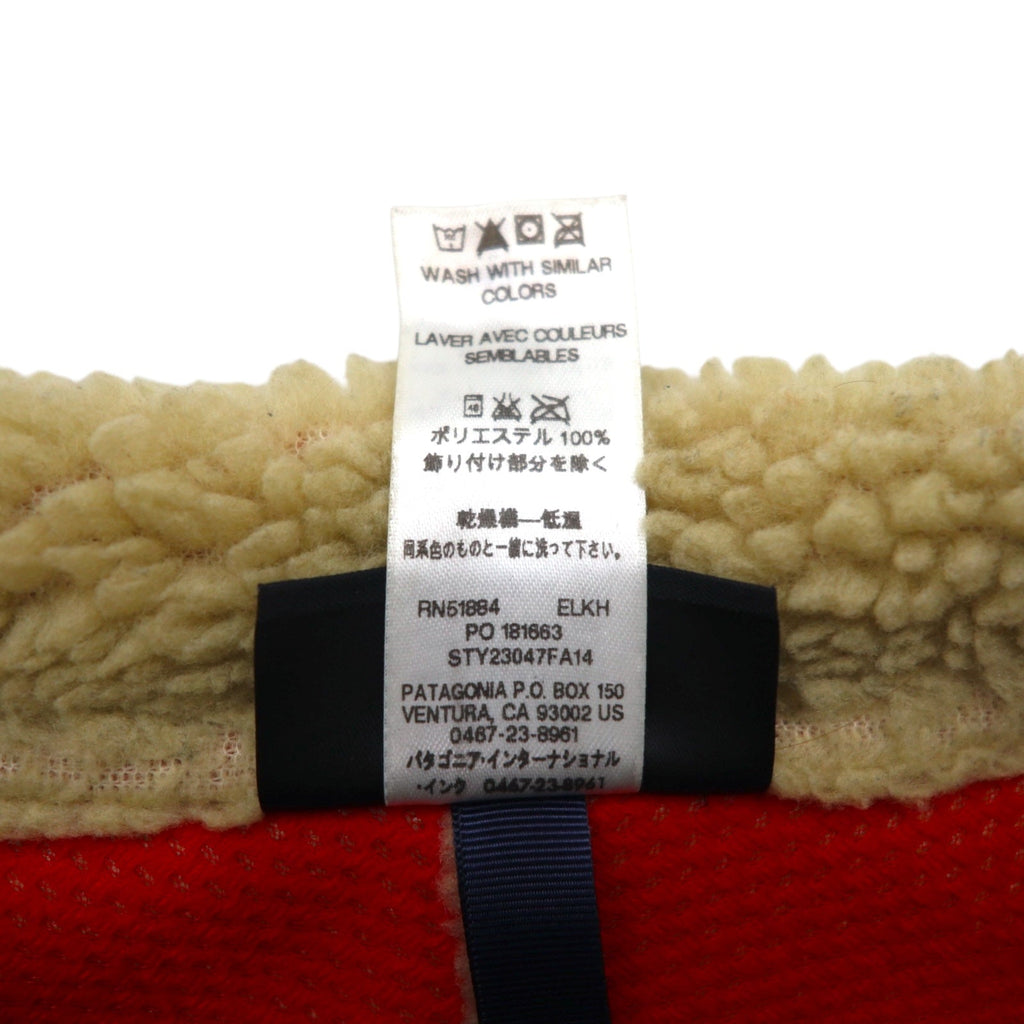 patagonia クラシックレトロ X Classic Retro-X Vest フリース ベスト L ベージュ 23047FA14